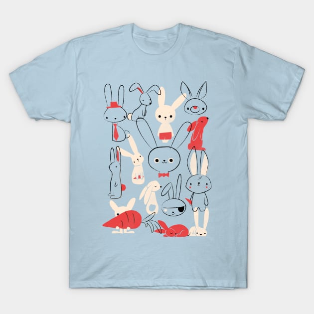 Bunnies T-Shirt by jayf23